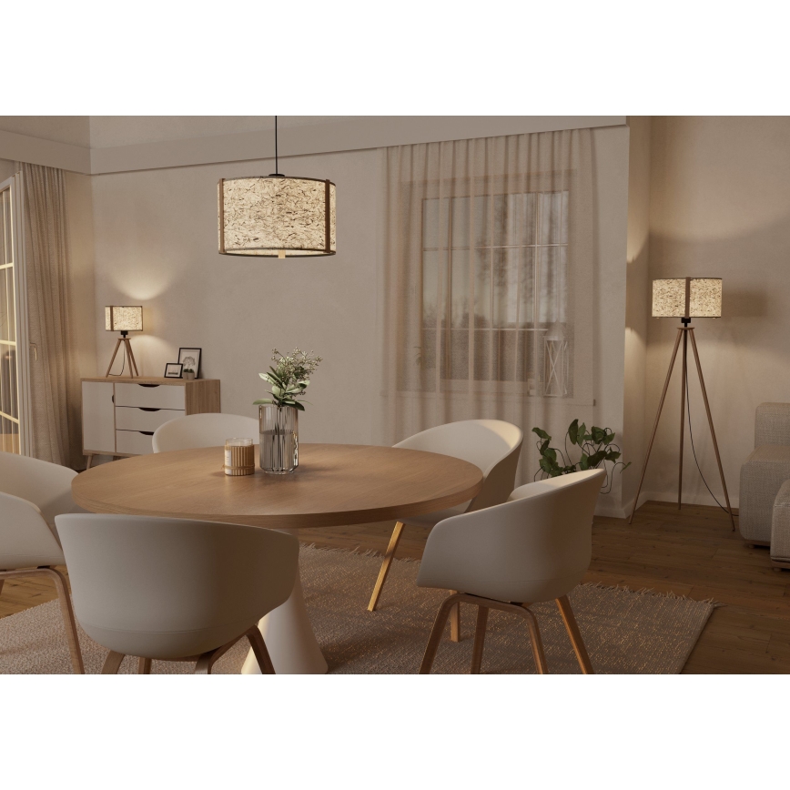 Eglo - Grīdas stāvlampa 1xE27/25W/230V bēša