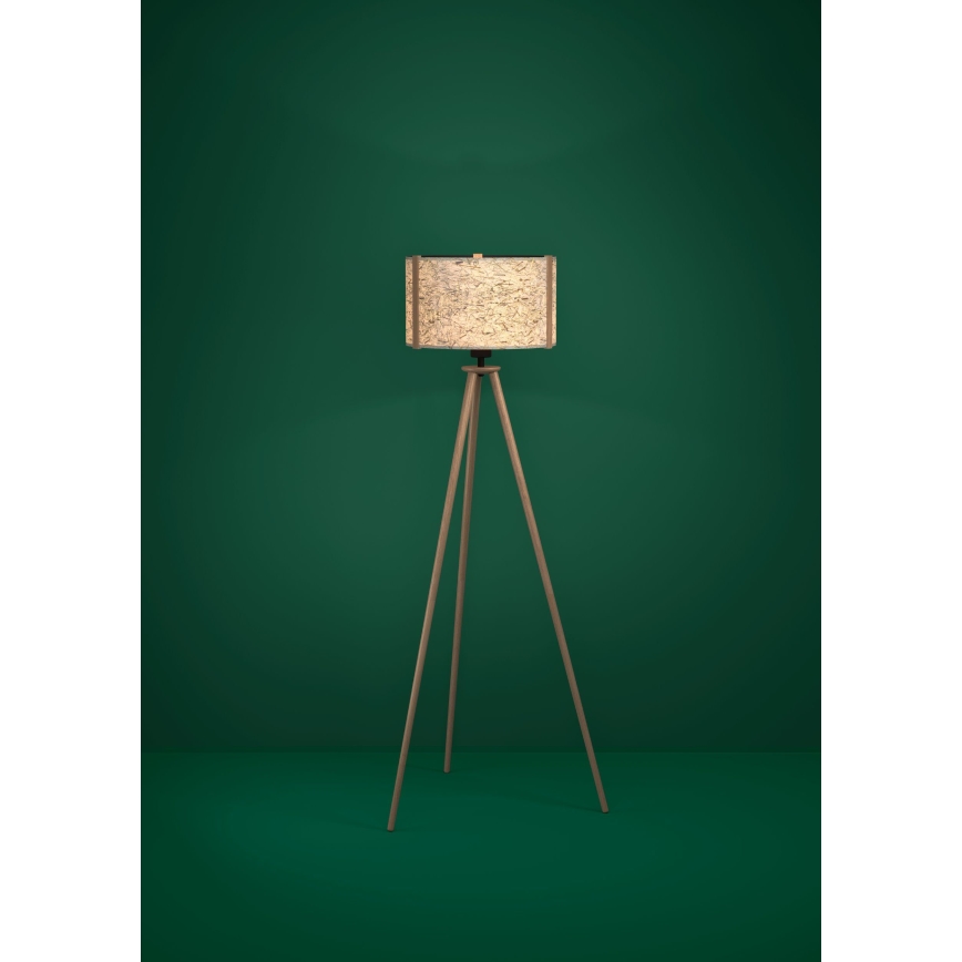 Eglo - Grīdas stāvlampa 1xE27/25W/230V bēša