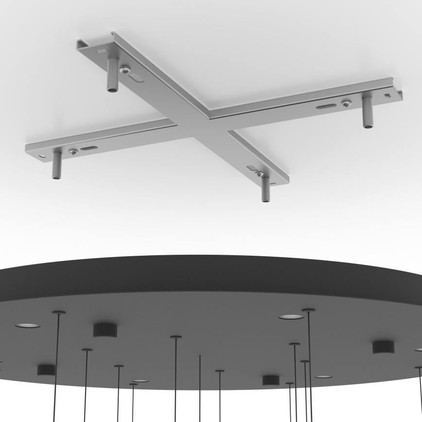Eglo - LED Aptumšojama lustra ar auklu 6xLED/4,2W/230V 3000K caurspīdīga