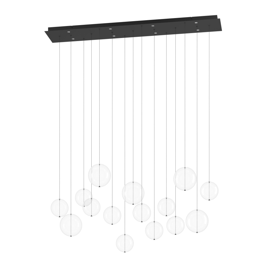 Eglo - LED Aptumšojama lustra ar auklu 8xLED/4,2W/230V 3000K caurspīdīga