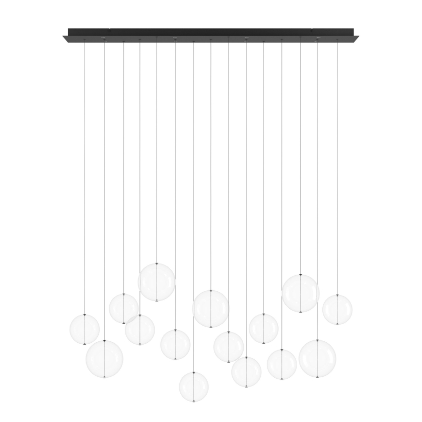 Eglo - LED Aptumšojama lustra ar auklu 8xLED/4,2W/230V 3000K caurspīdīga