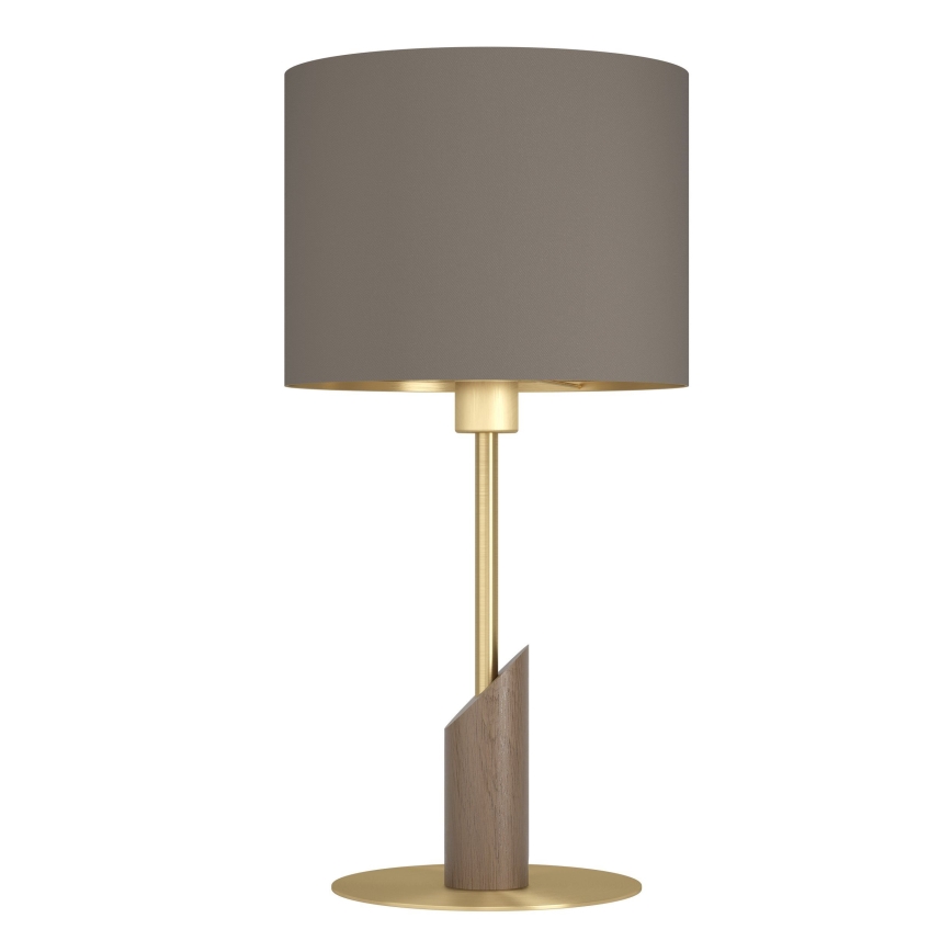Eglo - Galda lampa 1xE27/40W/230V brūna/zelta
