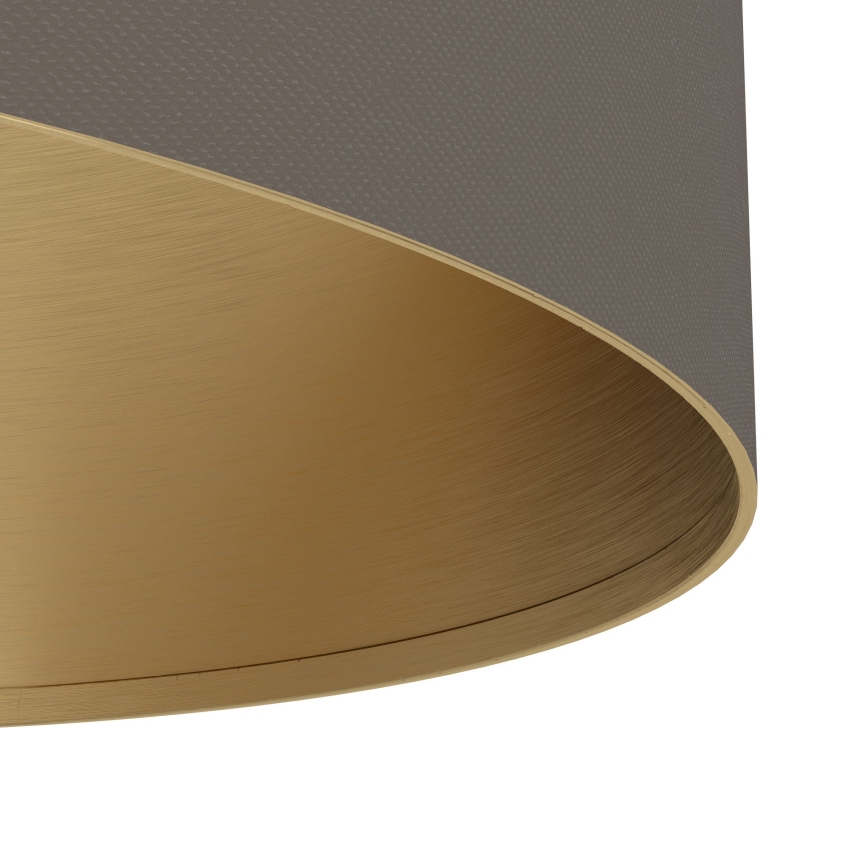 Eglo - Grīdas stāvlampa 1xE27/40W/230V brūna/zelta