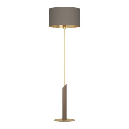 Eglo - Grīdas stāvlampa 1xE27/40W/230V brūna/zelta