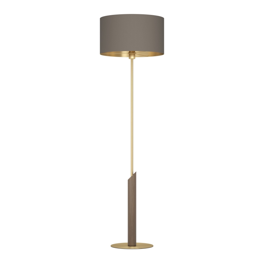 Eglo - Grīdas stāvlampa 1xE27/40W/230V brūna/zelta