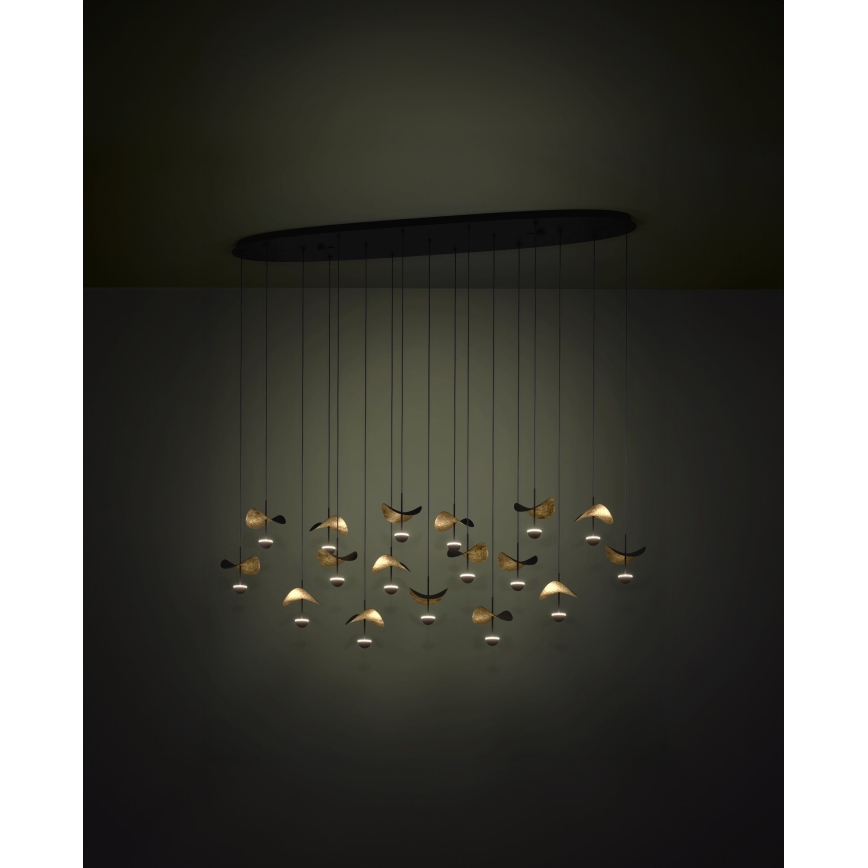 Eglo - LED Aptumšojama lustra ar auklu 17xLED/2,3W/230V 3000K