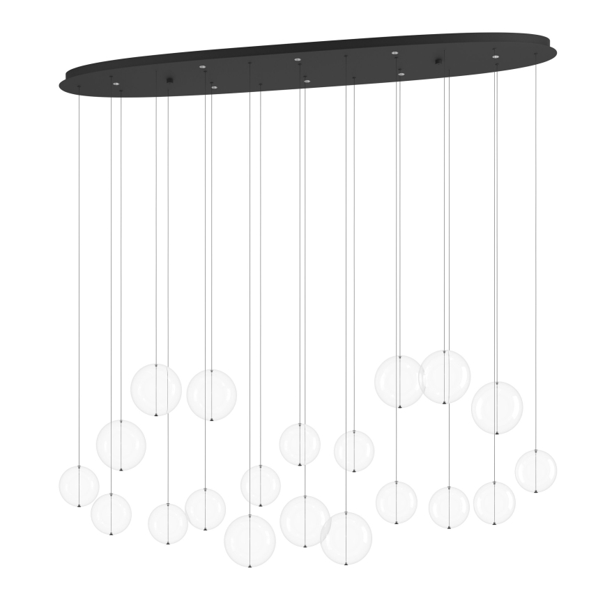 Eglo - LED Aptumšojama lustra ar auklu 8xLED/4,2W/230V 3000K caurspīdīga