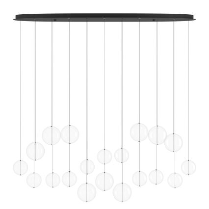 Eglo - LED Aptumšojama lustra ar auklu 8xLED/4,2W/230V 3000K caurspīdīga