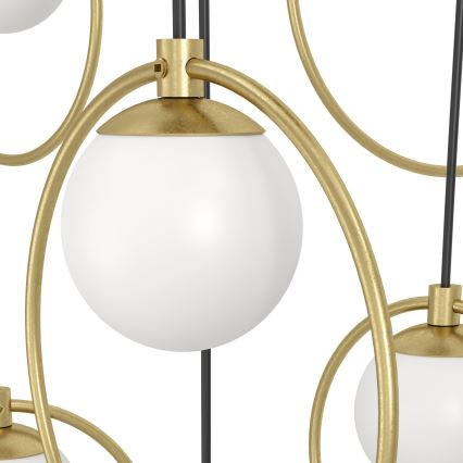 Eglo - LED Aptumšojama lustra ar auklu 10xLED/3W/230V 3000K d. 58 cm zelta
