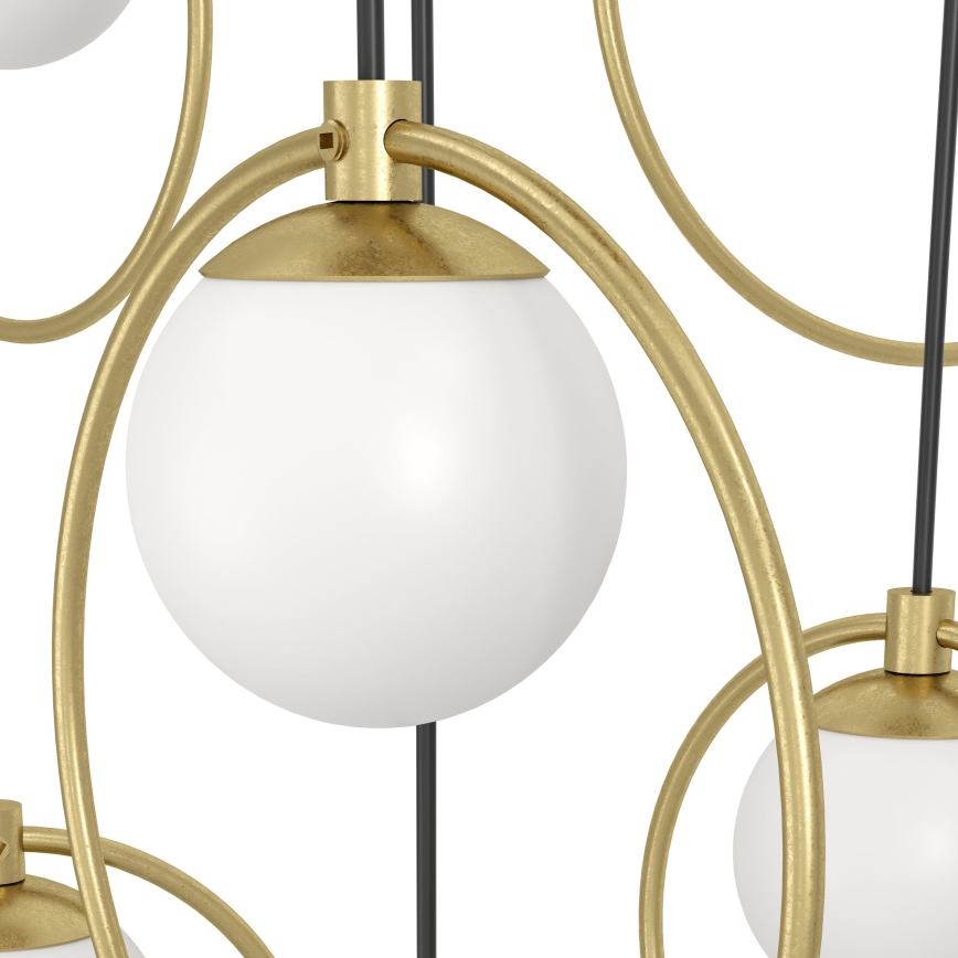 Eglo - LED Aptumšojama lustra ar auklu 10xLED/3W/230V 3000K d. 58 cm zelta