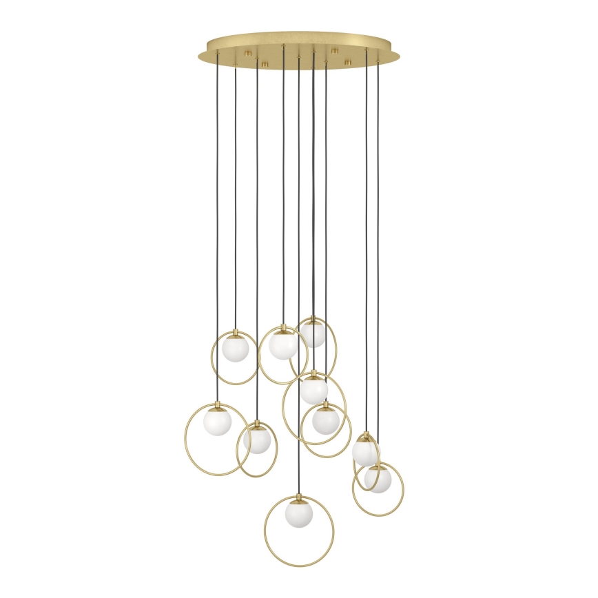 Eglo - LED Aptumšojama lustra ar auklu 10xLED/3W/230V 3000K d. 58 cm zelta
