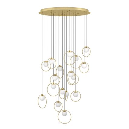 Eglo - LED Aptumšojama lustra ar auklu 17xLED/3W/230V 3000K d. 78 cm zelta