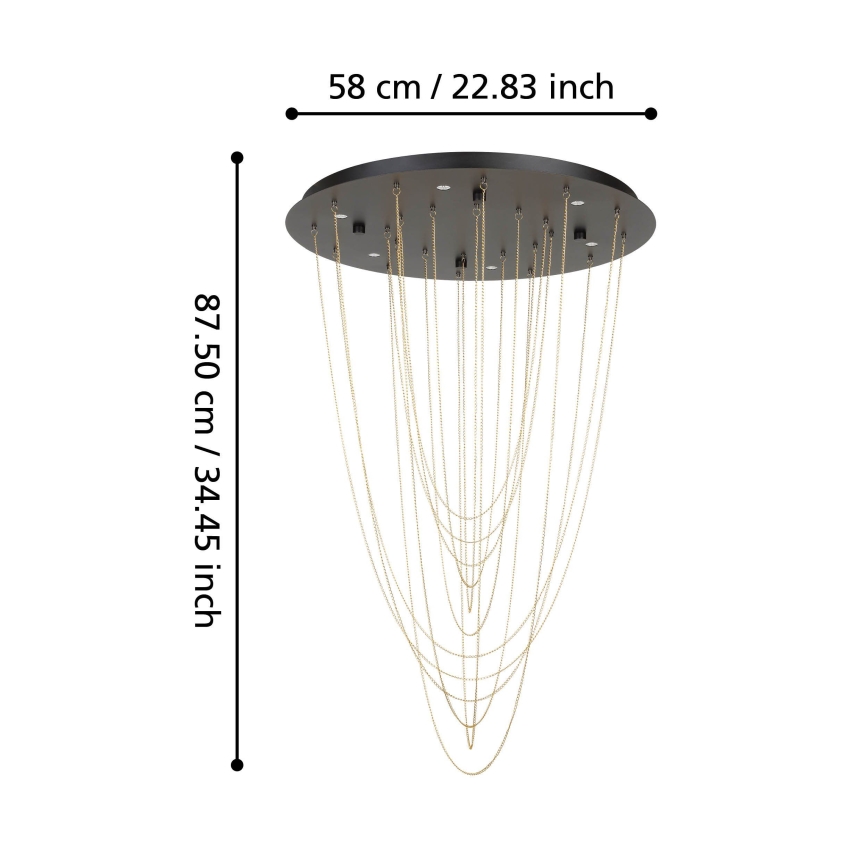 Eglo - LED Aptumšojama griestu lampa 6xLED/4,2W/230V 3000K