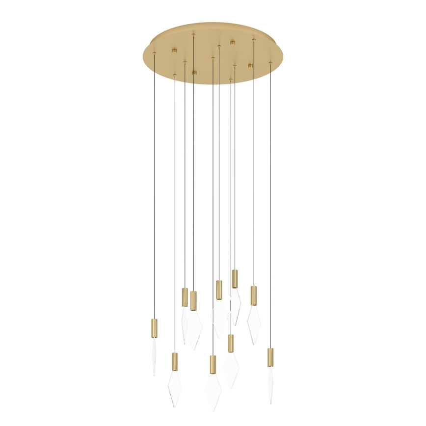 Eglo - LED Aptumšojama lustra ar auklu 10xLED/3W/230V 3000K d. 58 cm zelta