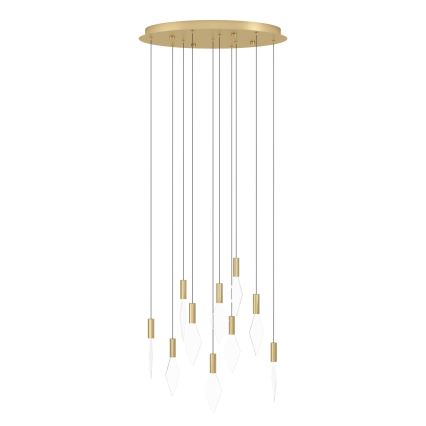 Eglo - LED Aptumšojama lustra ar auklu 10xLED/3W/230V 3000K d. 58 cm zelta