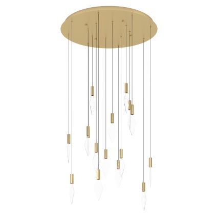 Eglo - LED Aptumšojama lustra ar auklu 16xLED/3,3W/230V 3000K d. 78 cm zelta