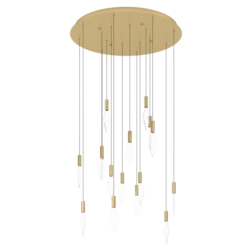 Eglo - LED Aptumšojama lustra ar auklu 16xLED/3,3W/230V 3000K d. 78 cm zelta