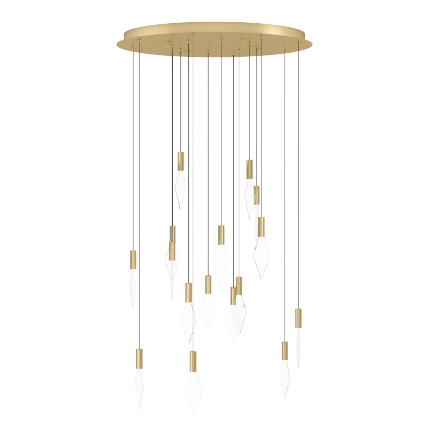Eglo - LED Aptumšojama lustra ar auklu 16xLED/3,3W/230V 3000K d. 78 cm zelta