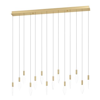 Eglo - LED Aptumšojama lustra ar auklu 14xLED/3,3W/230V 3000K zelta