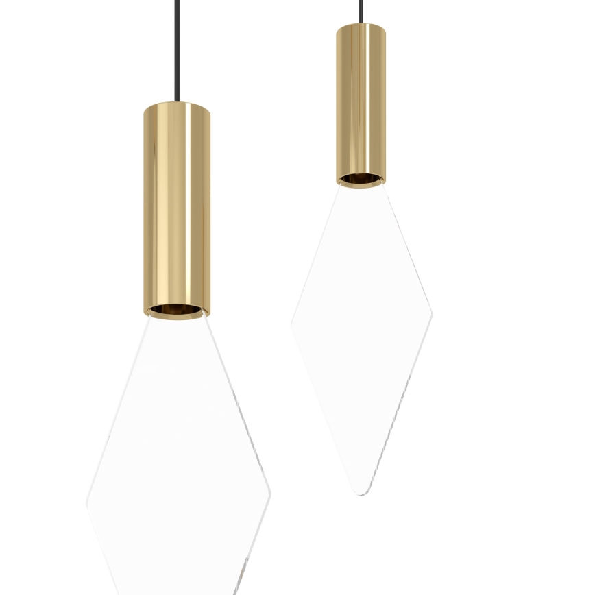 Eglo - LED Aptumšojama lustra ar auklu 14xLED/3,3W/230V 3000K zelta