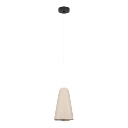 Eglo - Lustra ar auklu 1xE27/40W/230V bēša