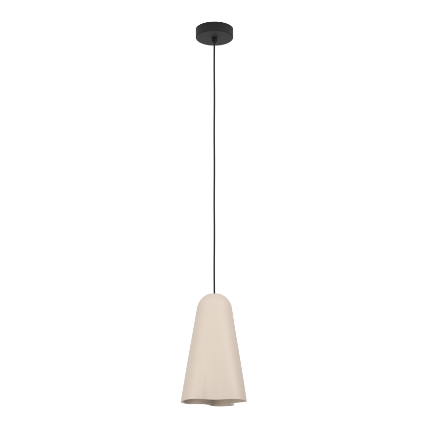 Eglo - Lustra ar auklu 1xE27/40W/230V bēša