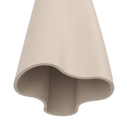 Eglo - Lustra ar auklu 1xE27/40W/230V bēša