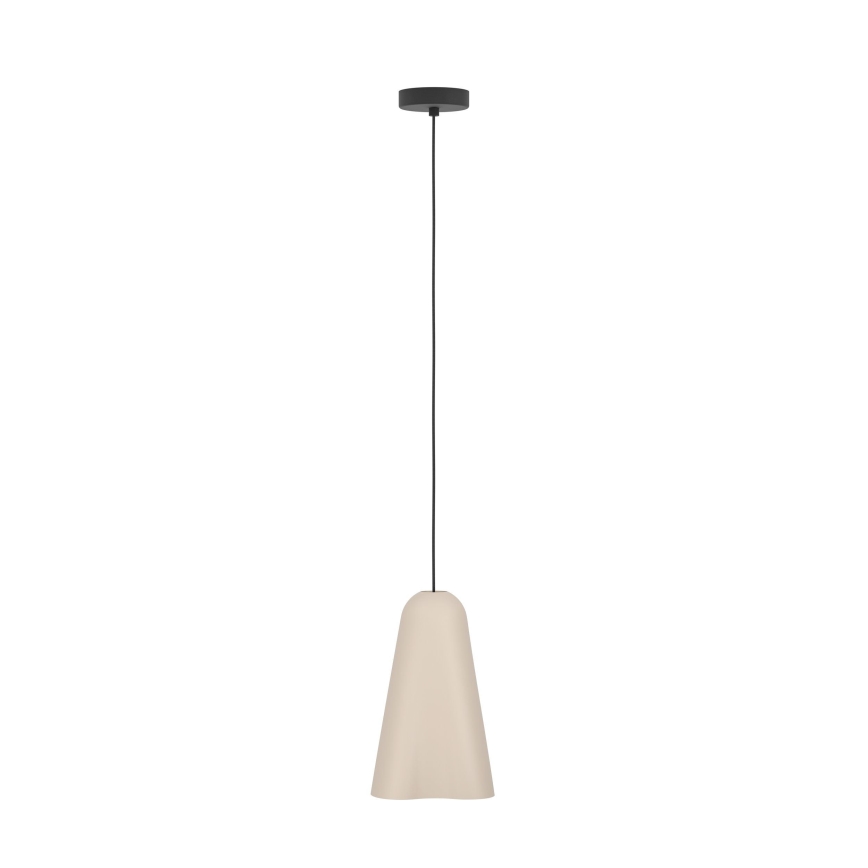Eglo - Lustra ar auklu 1xE27/40W/230V bēša