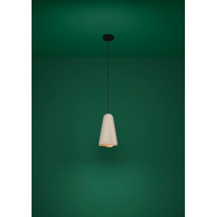 Eglo - Lustra ar auklu 1xE27/40W/230V bēša
