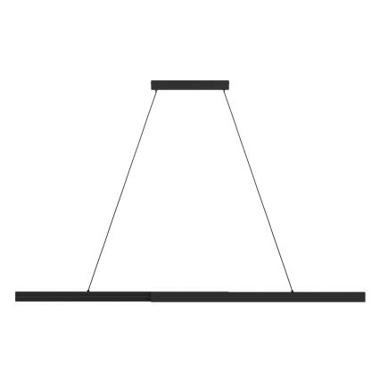 Eglo - LED Aptumšojama lustra ar auklu LED/20W/230V 3000K melna