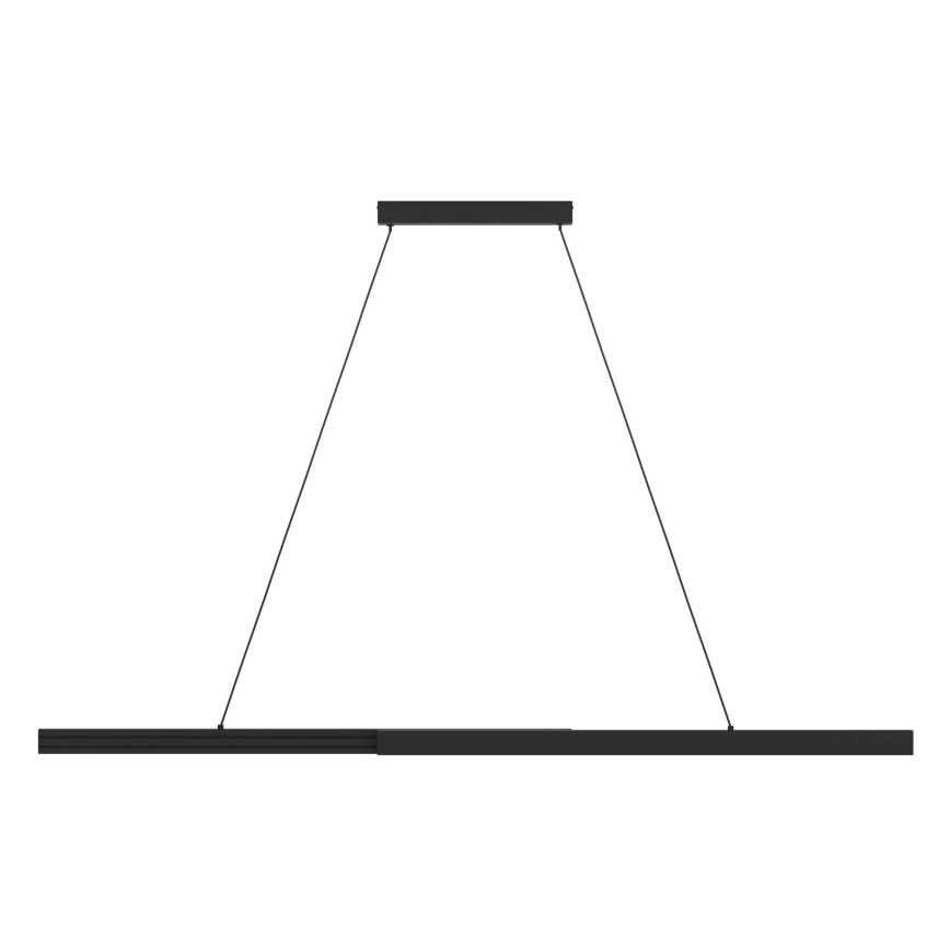 Eglo - LED Aptumšojama lustra ar auklu LED/20W/230V 3000K melna