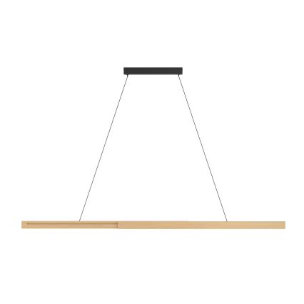 Eglo - LED Aptumšojama lustra ar auklu LED/21W/230V 3000K brūna