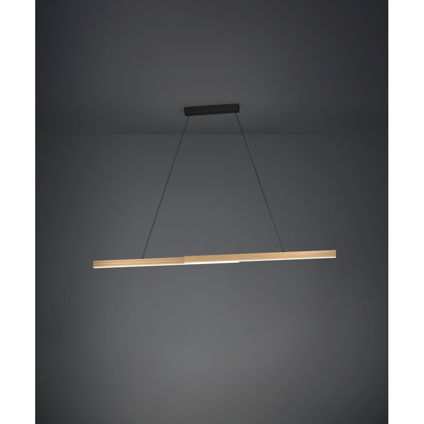 Eglo - LED Aptumšojama lustra ar auklu LED/21W/230V 3000K brūna