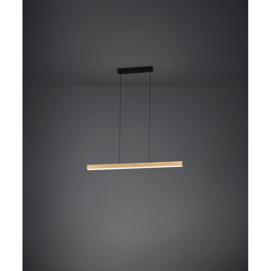 Eglo - LED Aptumšojama lustra ar auklu LED/21W/230V 3000K brūna