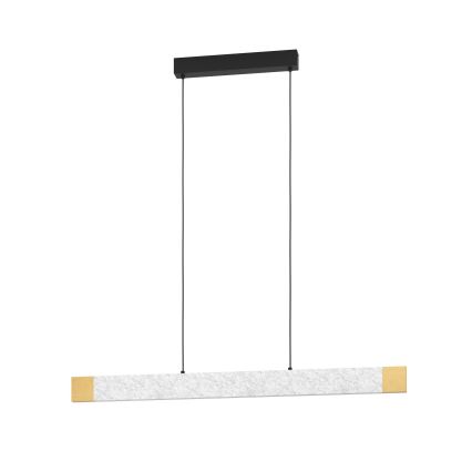 Eglo - LED Aptumšojama lustra ar auklu LED/22,2W/230V 3000K brūna/pelēka