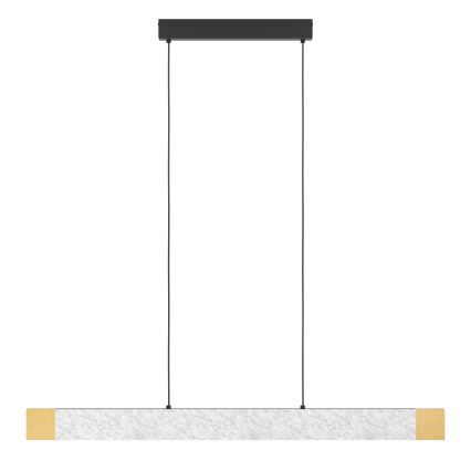 Eglo - LED Aptumšojama lustra ar auklu LED/22,2W/230V 3000K brūna/pelēka