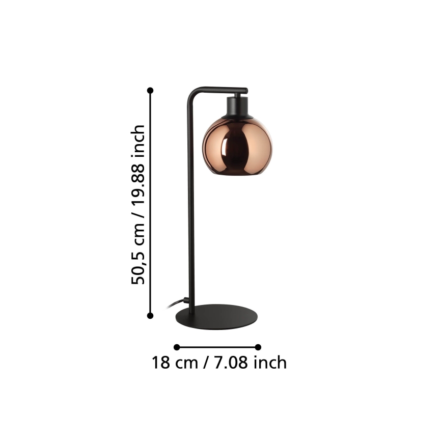 Eglo - Galda lampa 1xE27/40W/230V varš