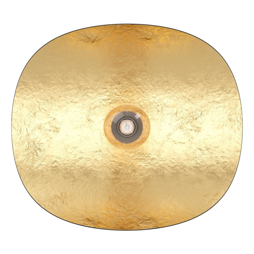 Eglo - Griestu lampa 1xE27/40W/230V melna/zelta