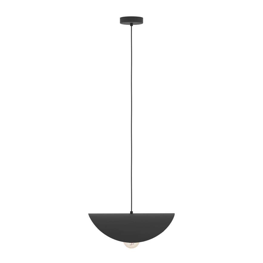 Eglo - Lustra ar auklu 1xE27/40W/230V 41 cm melna/zelta