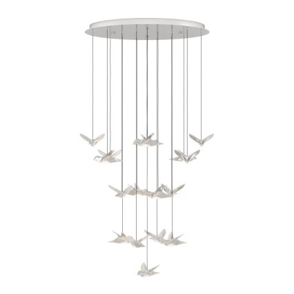 Eglo - LED Aptumšojama lustra ar auklu 17xLED/3W/230V 3000K spīdīgi hromēts