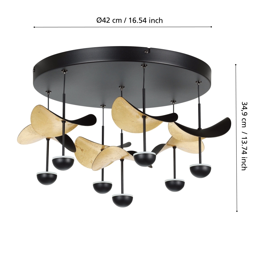 Eglo - LED Aptumšojama griestu lampa 7xLED/2,3W/230V 3000K