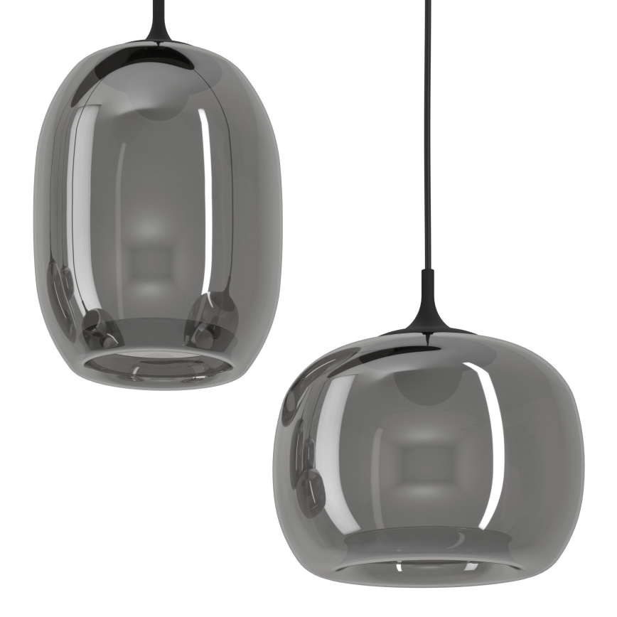 Eglo - LED Aptumšojama lustra ar auklu 6xLED/3,7W/230V 2700-6500K dūmakains + tālvadības pults