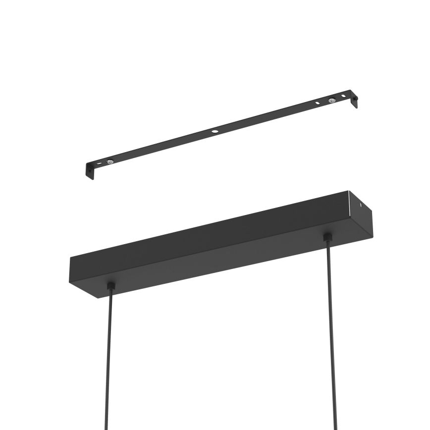 Eglo - LED Aptumšojama lustra ar auklu LED/46W/230V 2700-6500K melna/zelta + tālvadības pults