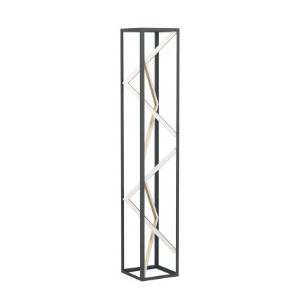 Eglo - LED Aptumšojama grīdas stāvlampa LED/23W/230V 2700-6500K melna/zelta + tālvadības pults