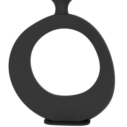 Eglo - Galda lampa 1xE27/60W/230V 52,5 cm melna/krēmkrāsa