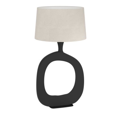 Eglo - Galda lampa 1xE27/60W/230V 88 cm melna/krēmkrāsa