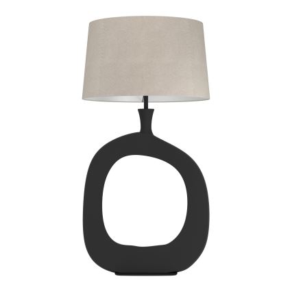 Eglo - Galda lampa 1xE27/60W/230V 88 cm melna/krēmkrāsa