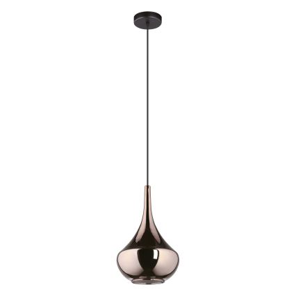 Eglo - pakaramā lampa uz vada 1xE27/28W/230V, vara apdare