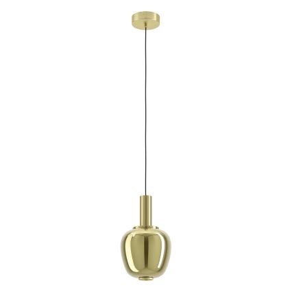 Eglo - LED pakaramā lampa uz kabeļa ar regulējamu spilgtumu LED/5,5W/230V + LED/1,6W 2200-6500K pr. 21 cm zelta