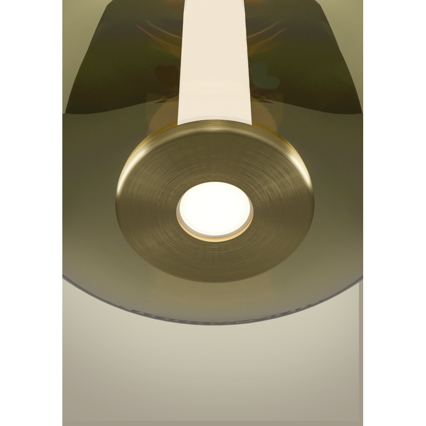 Eglo - Aptumšojama LED piekaramā lustra uz troses LED/6W/230V + LED/1,6W 2200-6500K Ø 25 cm zelta